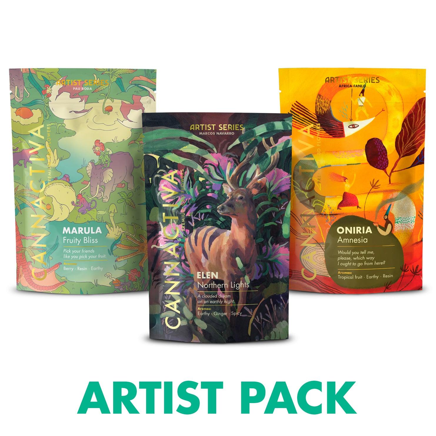 CBD Artist Series Flower Pack (Limited Edition) - Cannactiva